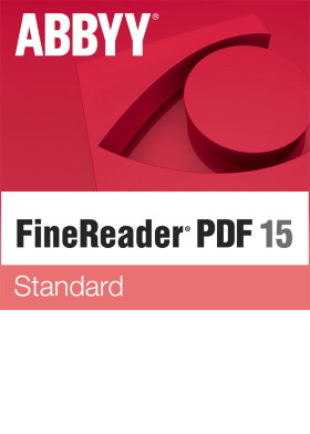 
    ABBYY FineReader PDF 15 Standard
