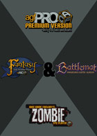 Mega Bundle - Axis Game Factory's AGFPRO 3.0 & Premium & Zombie & Fantasy & BattleMat DLC's