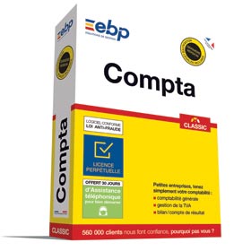 EBP Compta Classic - Dernière version 2020 - Ntés Légales incluses