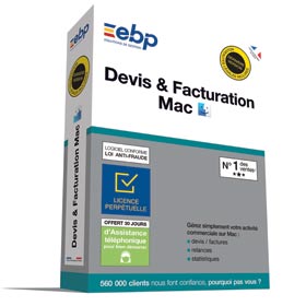EBP Devis et Facturation MAC - Dernière version 2020 - Ntés Légales incluses