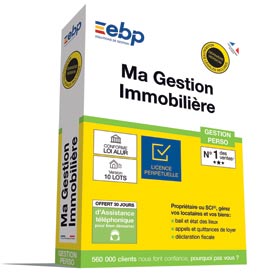 EBP Ma Gestion Immobilière version 10 Lots - 2019