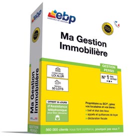 EBP Ma Gestion Immobilière version 50 Lots - Dernière version 2020 - Ntés Légales incluses