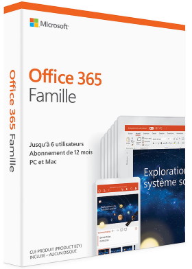 
    Microsoft Office 365 Famille

