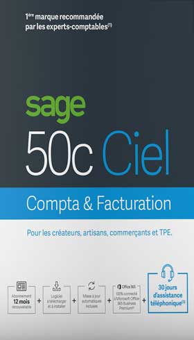 Sage 50cloud Ciel COMPTA + FACTURATION - 30 jours d'assistance