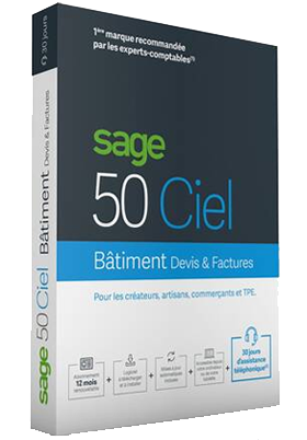 Sage 50cloud Ciel Bâtiment Devis-Facture - 30 jours d'assistance