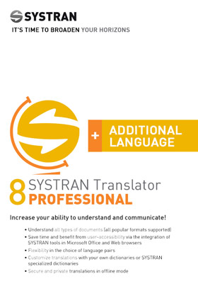 
    SYSTRAN 8 Translator Professional - Additional Language Pair - Français <> Portugais
