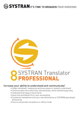 SYSTRAN 8 Translator Professional - Pack Espagnol