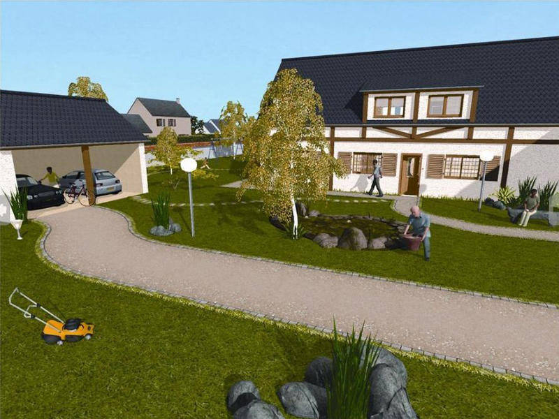 3d jardin paysagisme seriale 1