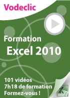 
    Formation Excel 2010
